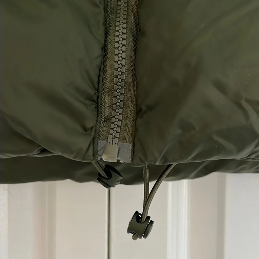 Olive Green Puffer Vest - Picture 2 of 5